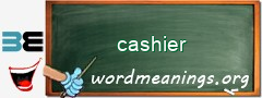 WordMeaning blackboard for cashier